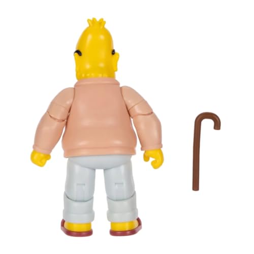 The Simpsons Grampa Simpson 5-Inch Action Figure with Cane | Collectible Toy