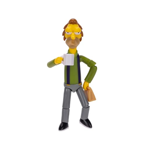 The Simpsons 5-Inch Lenny Leonard Figure with Lunch Bag & Carl Mug – Wave 3