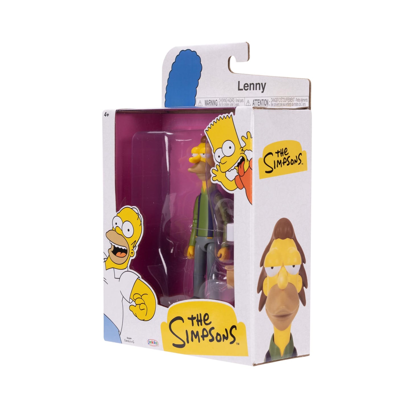 The Simpsons 5-Inch Lenny Leonard Figure with Lunch Bag & Carl Mug – Wave 3