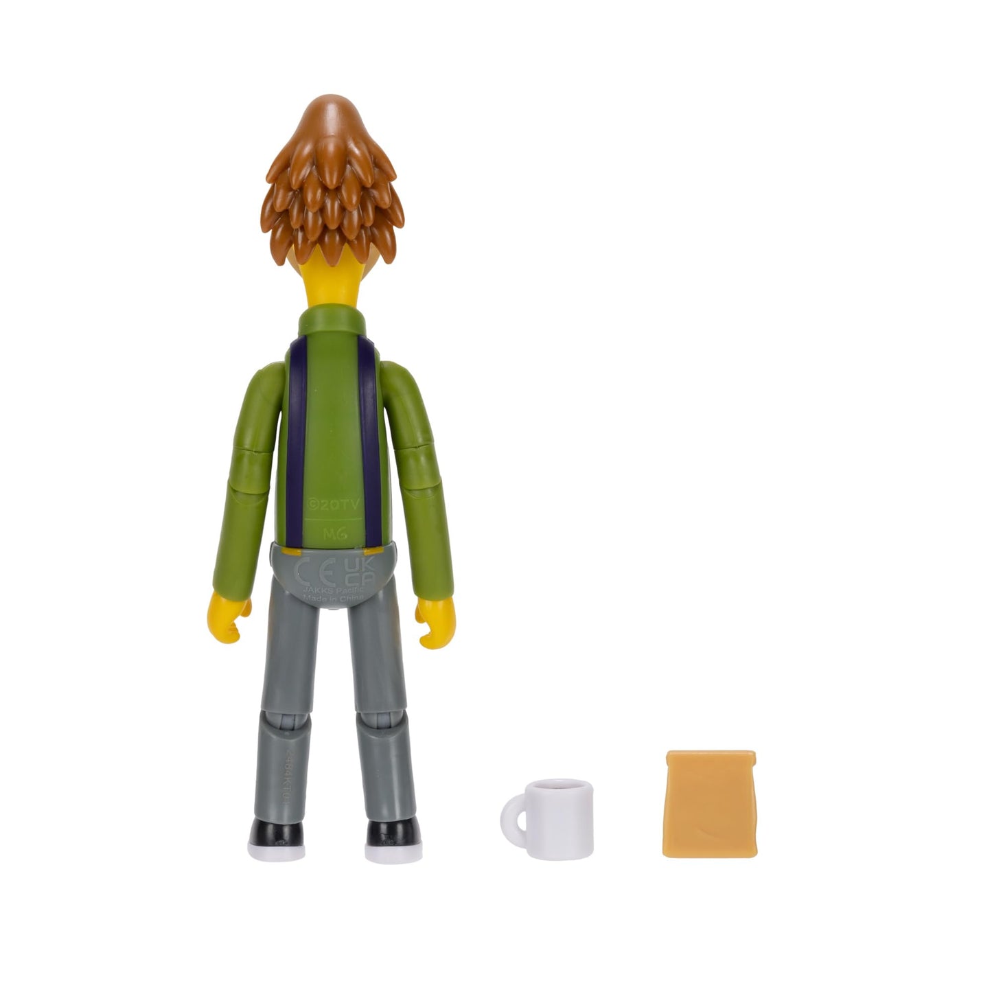 The Simpsons 5-Inch Lenny Leonard Figure with Lunch Bag & Carl Mug – Wave 3