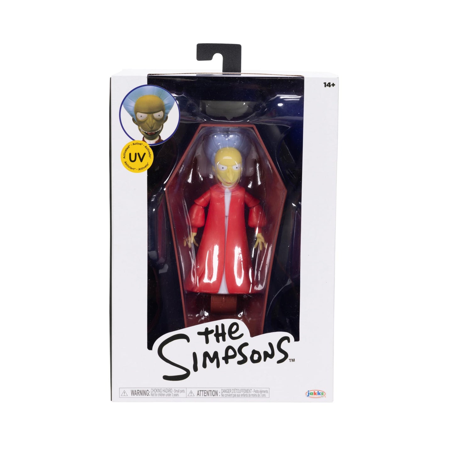 The Simpsons 5-Inch Premium Vampire Mr. Burns Collector's Action Figure | Officially Licensed