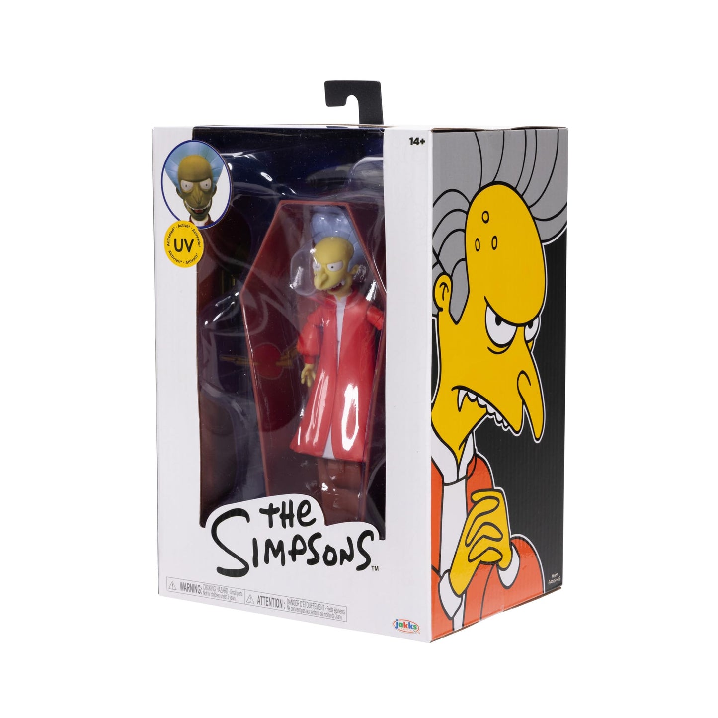 The Simpsons 5-Inch Premium Vampire Mr. Burns Collector's Action Figure | Officially Licensed