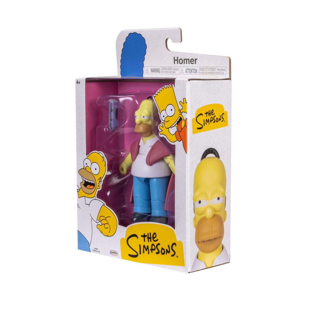 The Simpsons 5-Inch Sick Homer with Hoagie Action Figure | Poseable Collectible