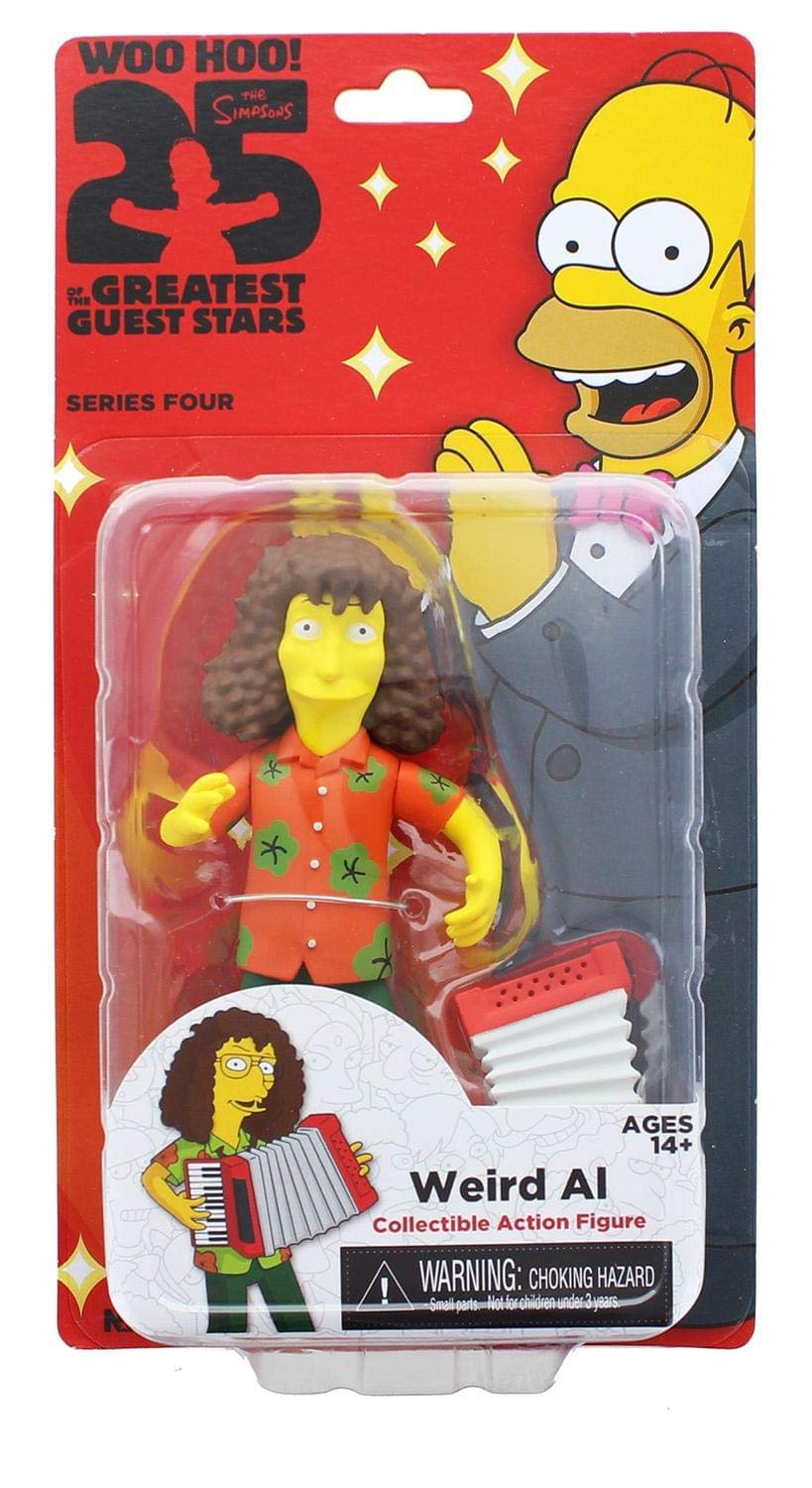 The Simpsons 25 Greatest Guest Stars Series 4 Figure: Weird Al Yankovic — NECA Collectible