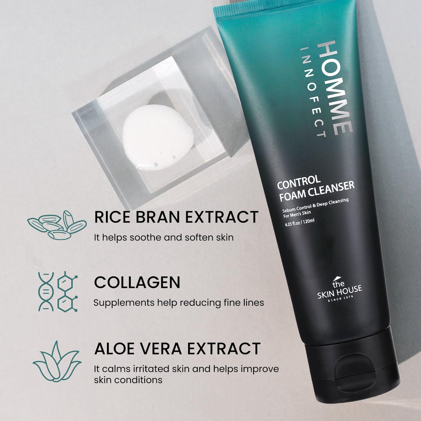 New Year Gift: The Skin House HOMME InnoFect All-in-One Skincare Duo for Men | Foaming Cleanser + 2-in-1 Moisturizer