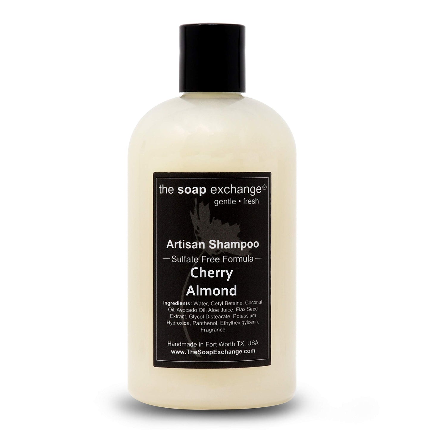 The Soap Exchange Hair Shampoo – Cherry Almond Scent | Natural Artisan Hair Care, USA Made