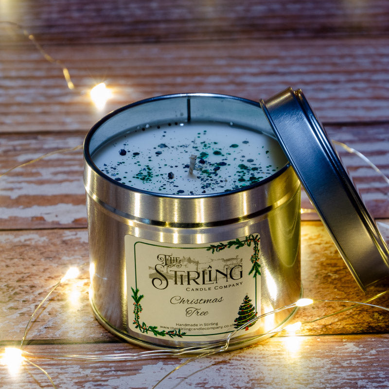 Christmas Tree - Travel Tin Candle - Cotton Wick
