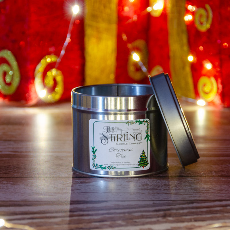 Christmas Tree - Travel Tin Candle - Cotton Wick