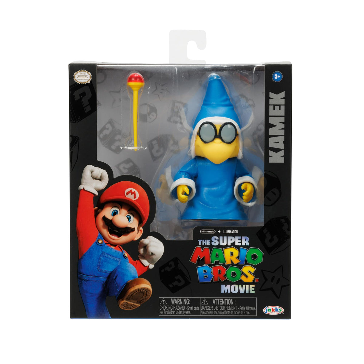 THE SUPER MARIO BROS. MOVIE 5-Inch Magikoopa Figure with Wand | 16-Point Articulation