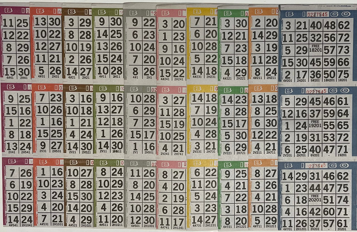 The Ticket Gurus Bingo Paper Game Cards – 3 Cards, 10 Sheets, 100 Books