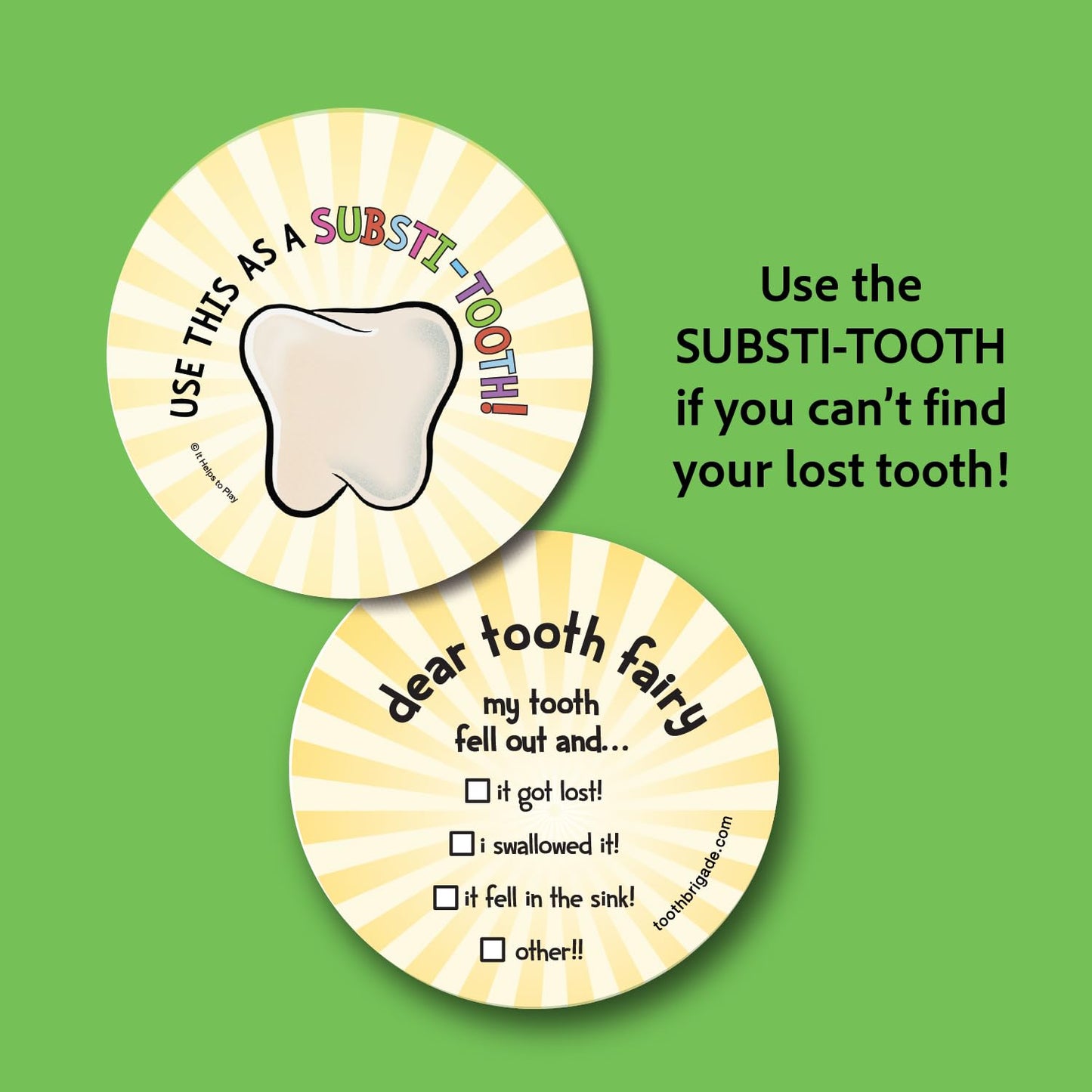 The Tooth Brigade Tooth Fairy Pillow Plush Potato Monster with Large Mouth Pocket for Prizes