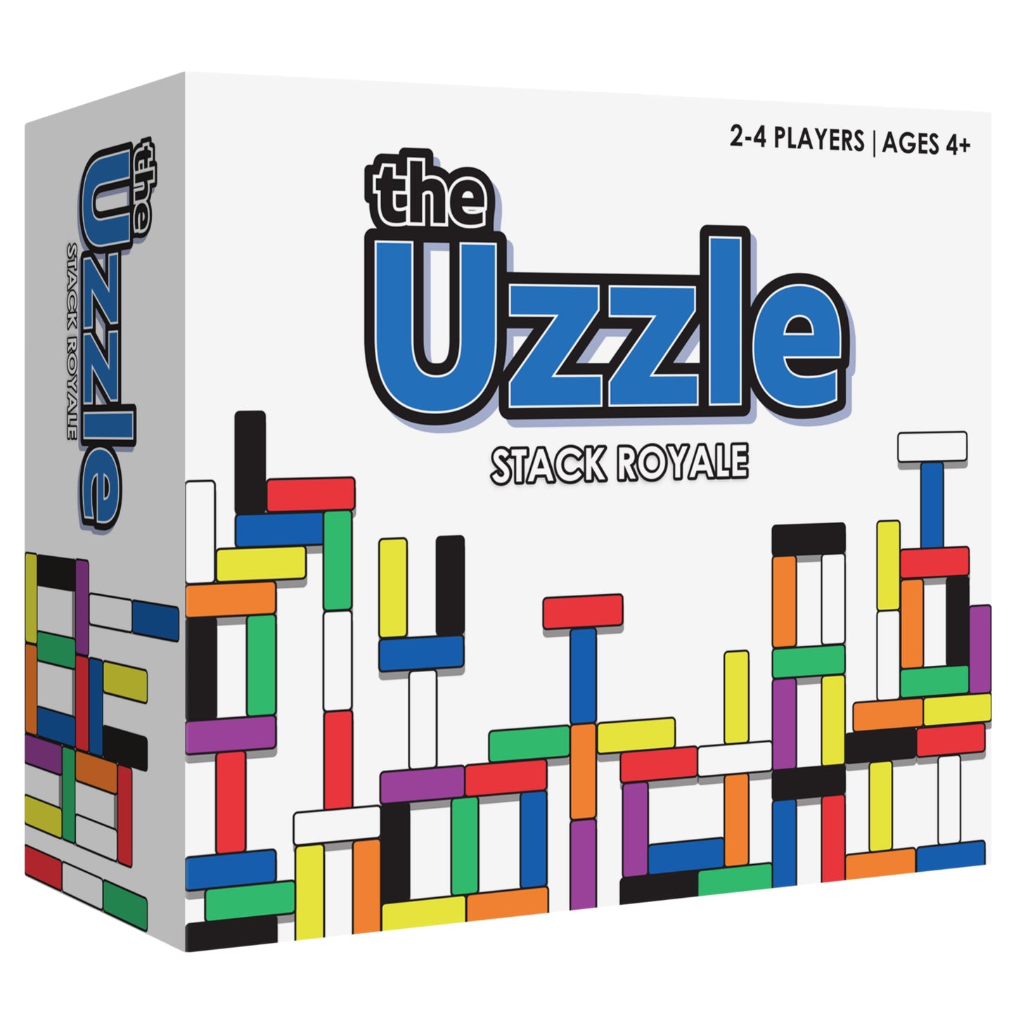 The Uzzle Stack Royale Board Game – Fast, Fun Color Block Puzzles for Ages 4+