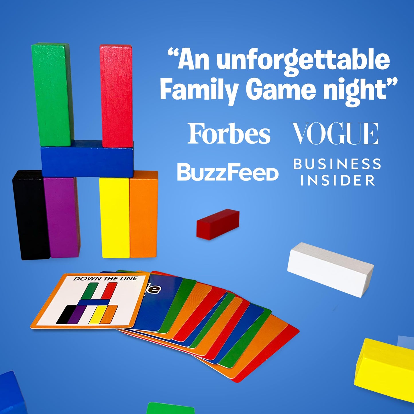 The Uzzle Stack Royale Board Game – Fast, Fun Color Block Puzzles for Ages 4+