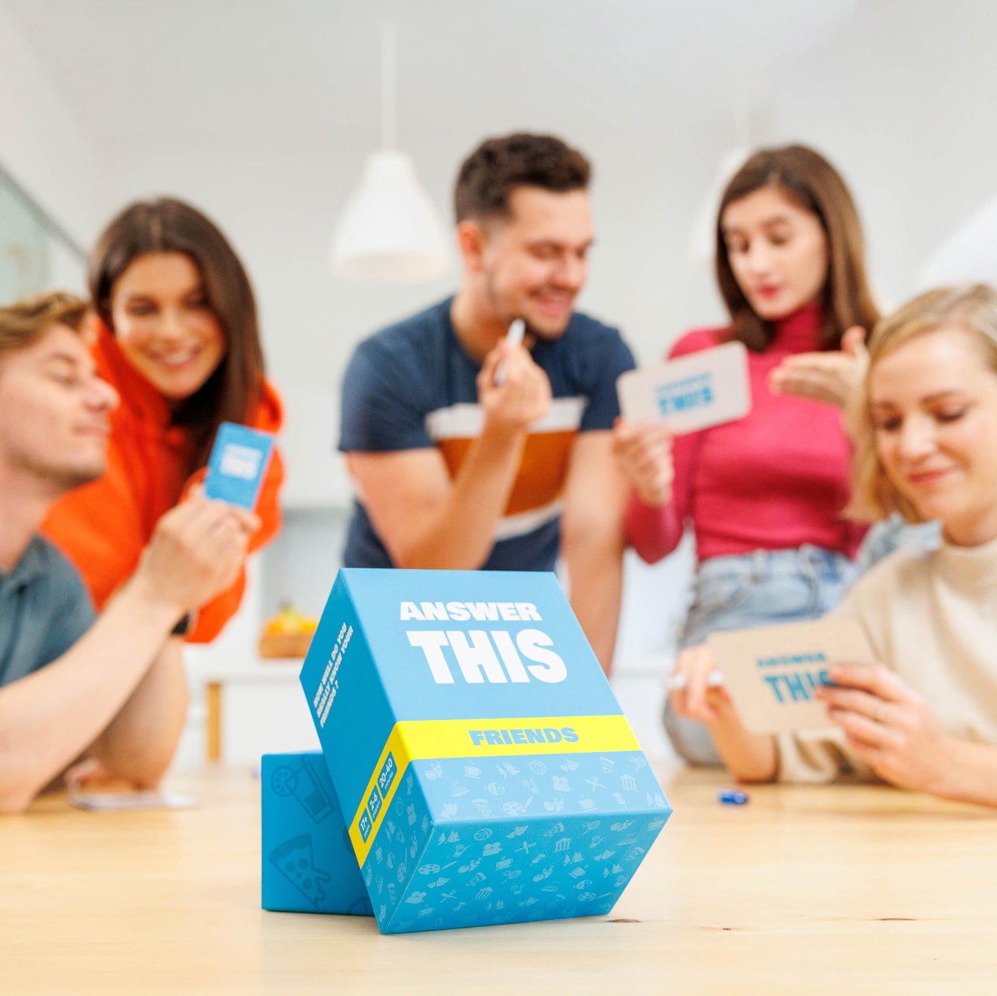 The World Game - Answer This: Friends – Fun Card Game for Teens & Adults | Conversation Starter