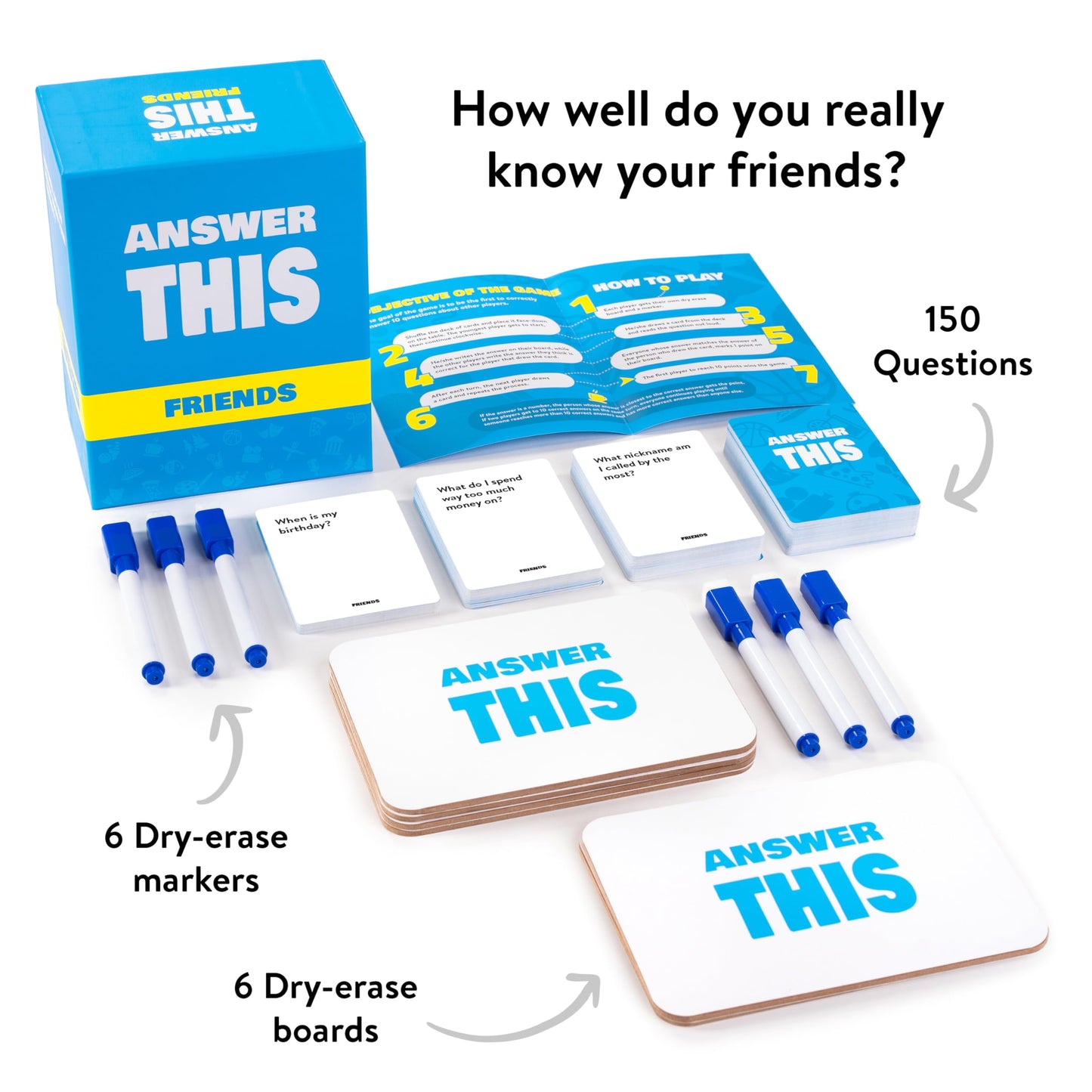 The World Game - Answer This: Friends – Fun Card Game for Teens & Adults | Conversation Starter
