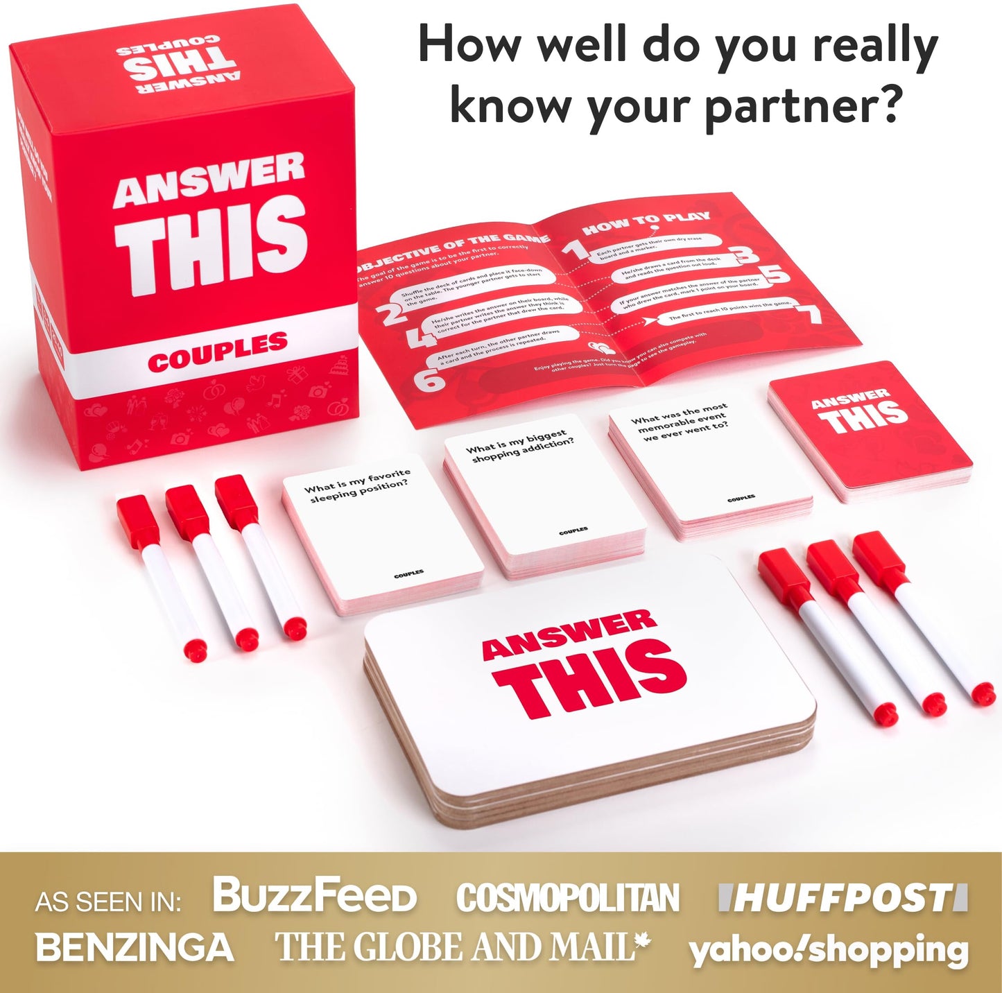 Answer This – Couples Card Game for Adults | 150 Conversation Cards for Date Night | The World Game