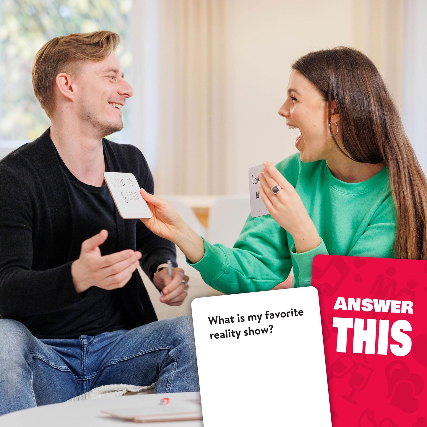 Answer This – Couples Card Game for Adults | 150 Conversation Cards for Date Night | The World Game