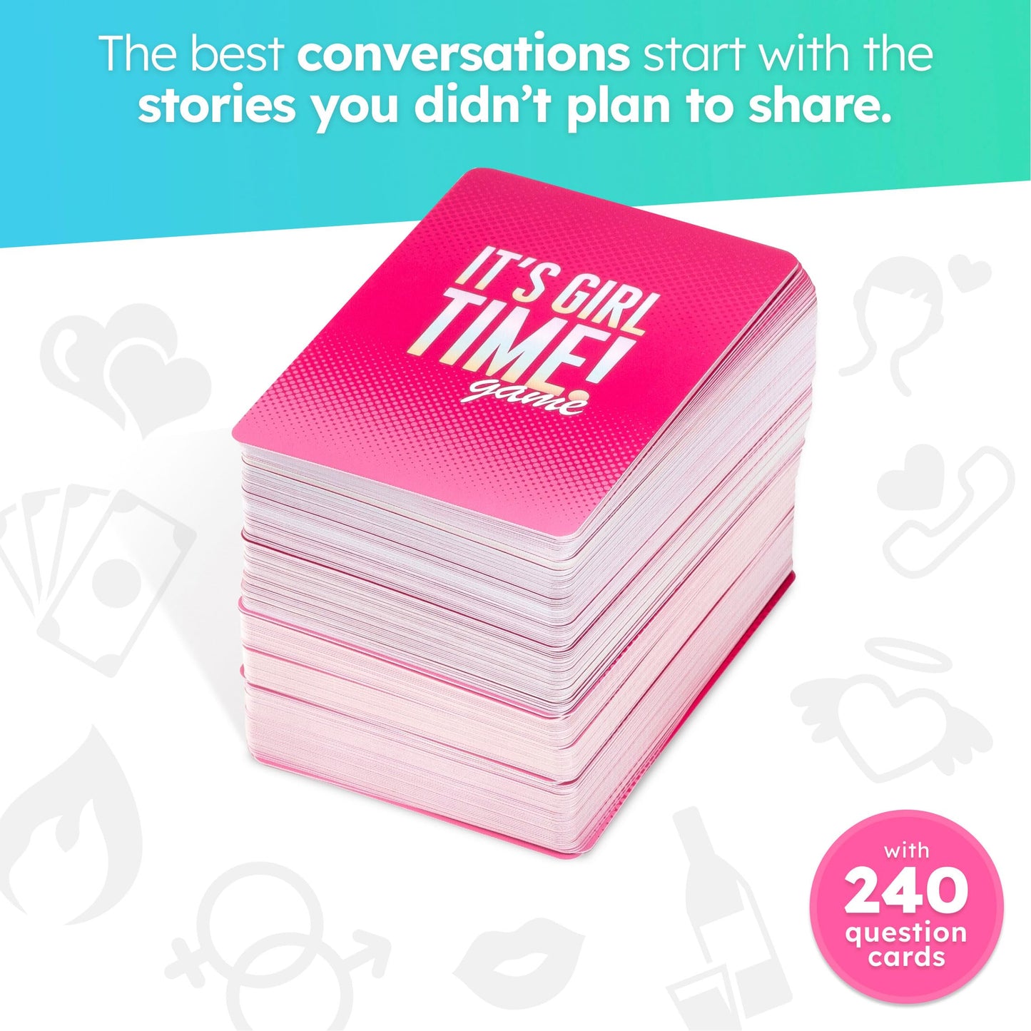 It’s Girl Time – Girls Night Card Game for Bachelorette & Galentines | The World Game