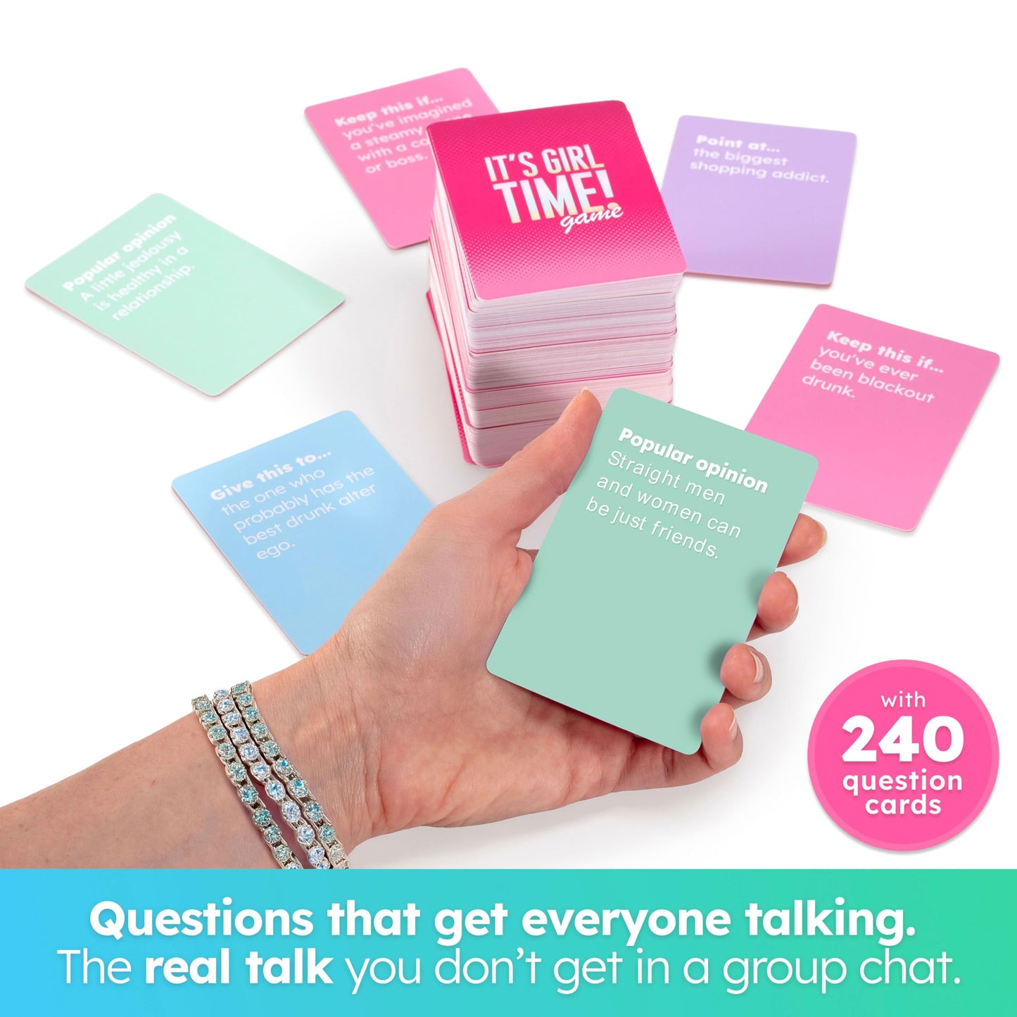 It’s Girl Time – Girls Night Card Game for Bachelorette & Galentines | The World Game