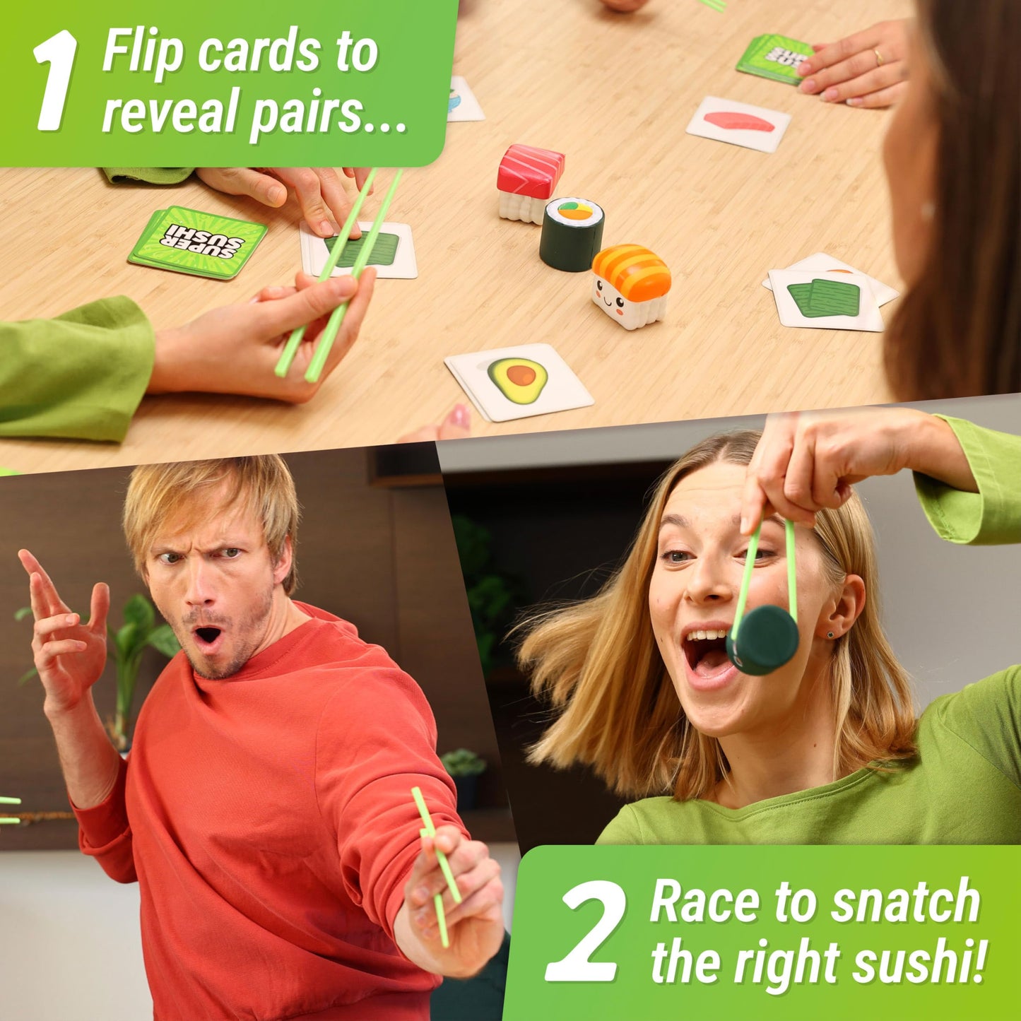 Super Sushi – Fun Family Card Game by The World Game | Quick 10-Minute Rounds