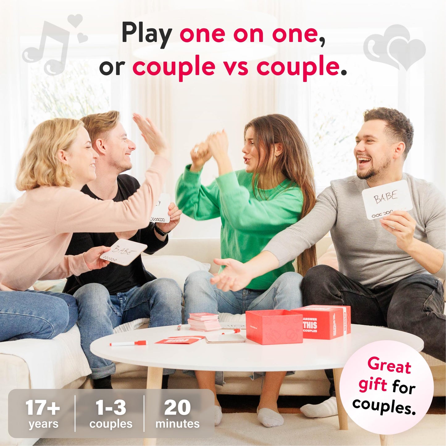 Answer This – Couples Card Game for Adults | 150 Conversation Cards for Date Night | The World Game