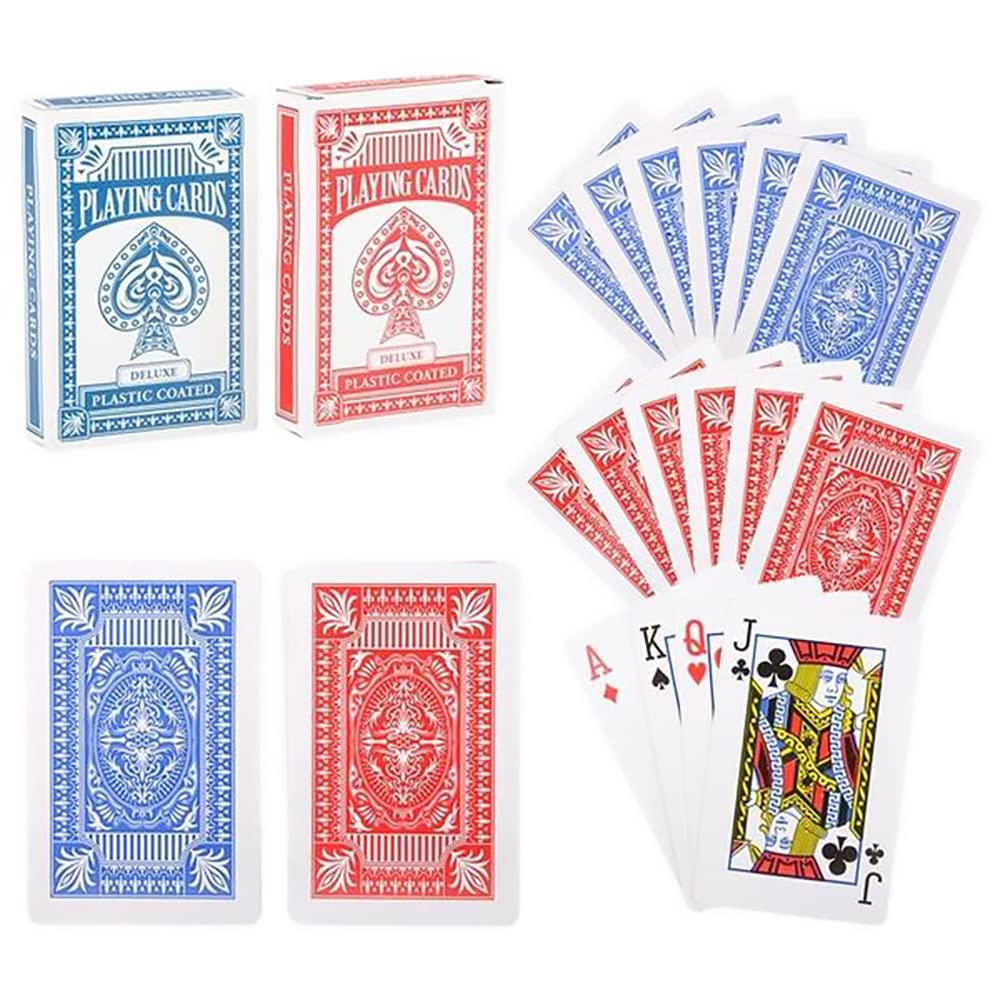 The Dreidel Company Playing Cards Deck – 2.25 x 3.5 in, 6-Pack | Party Card Games