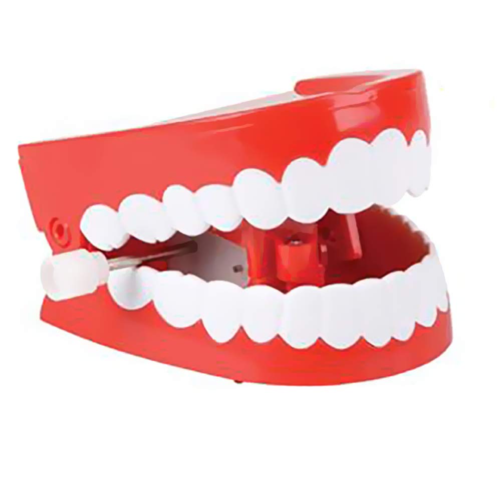 The Dreidel Company Wind Up Teeth Toy – Chomping & Chattering, 2.5-Inch Party Favor