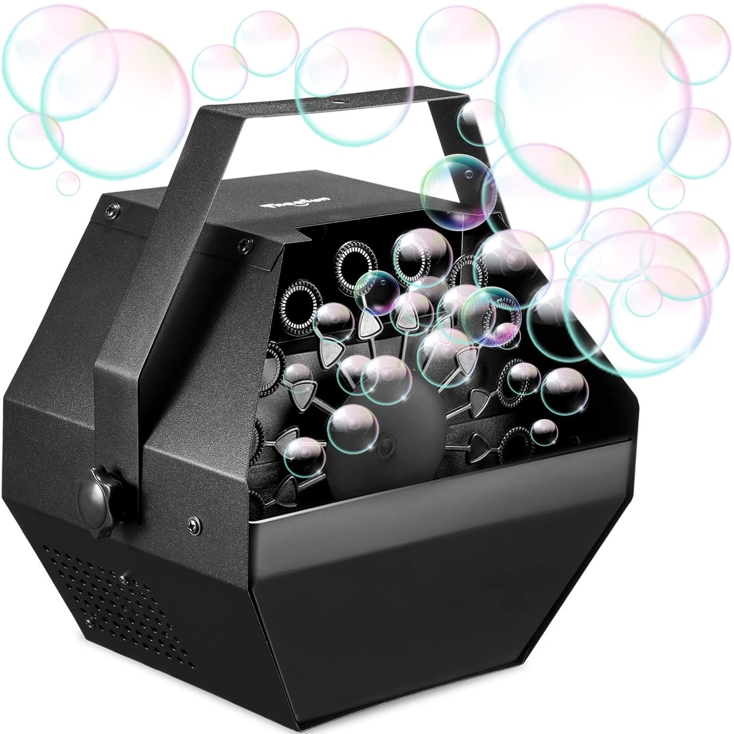 Theefun Bubble Machine – 750ML Metal Automatic Bubble Maker for Parties, Stages & Weddings