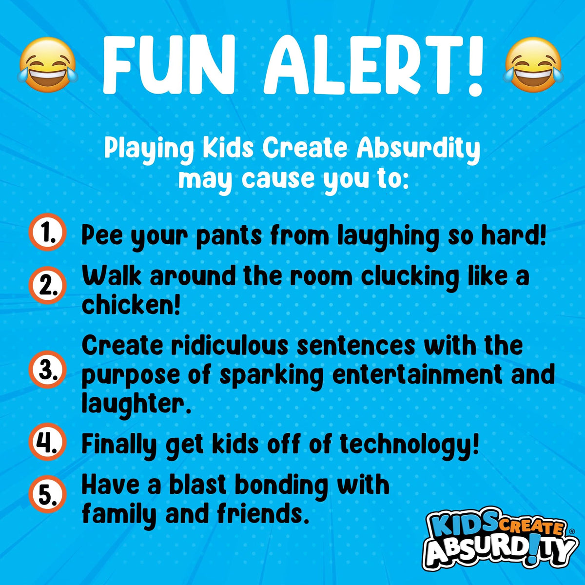 TheGag Kids Create Absurdity – Funny Family Card Game for Ages 6-12