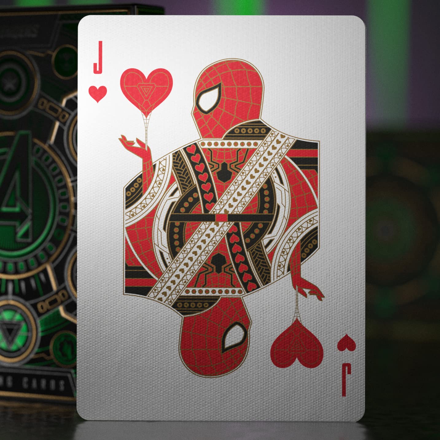 Theory11 Avengers Green Edition Premium Playing Cards - Infinity Saga Deck
