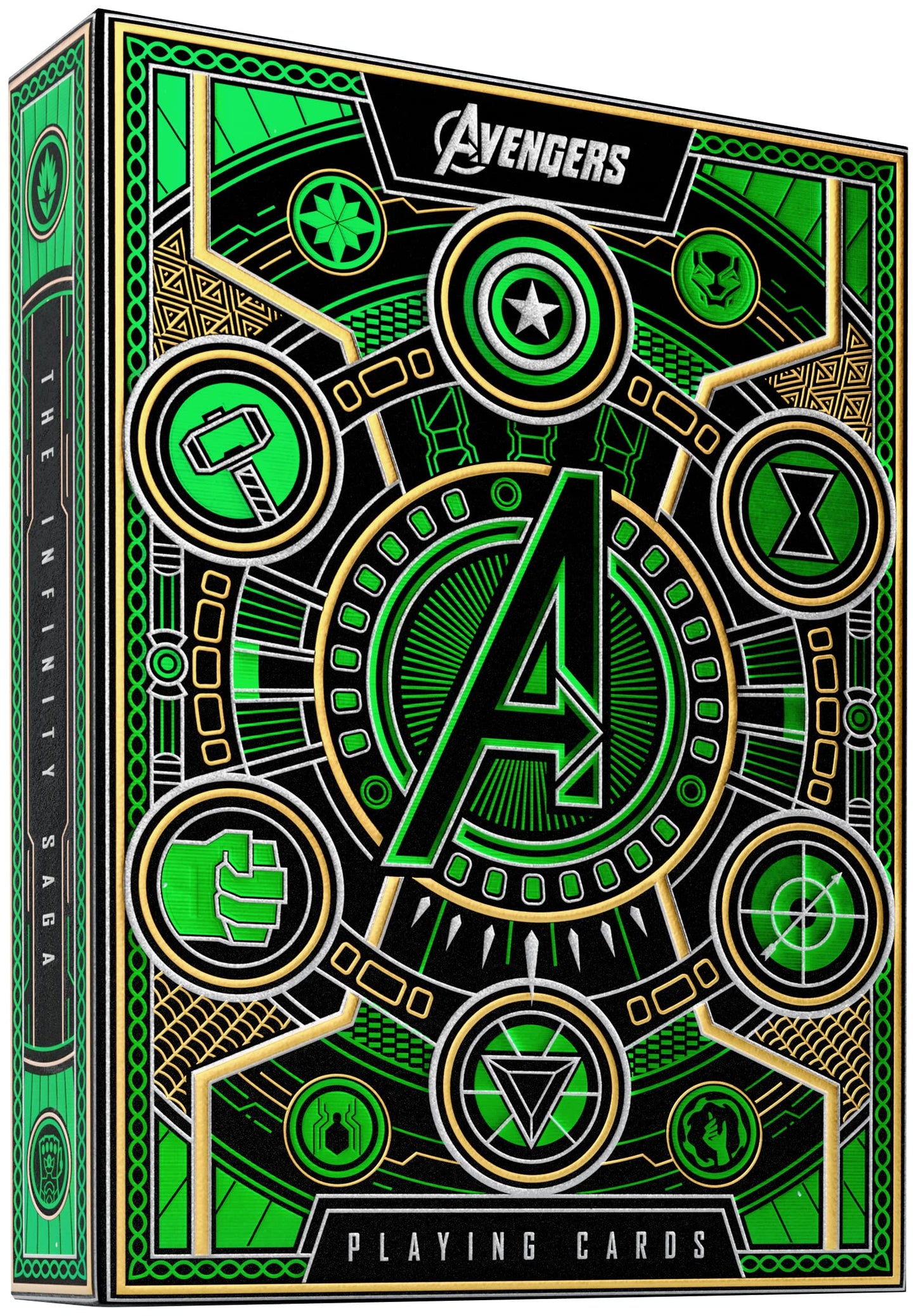 Theory11 Avengers Green Edition Premium Playing Cards - Infinity Saga Deck