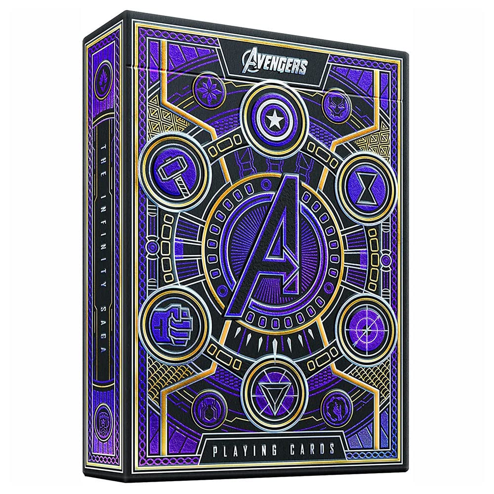 theory11 Avengers Purple Edition Premium Playing Cards | Infinity Saga Deck