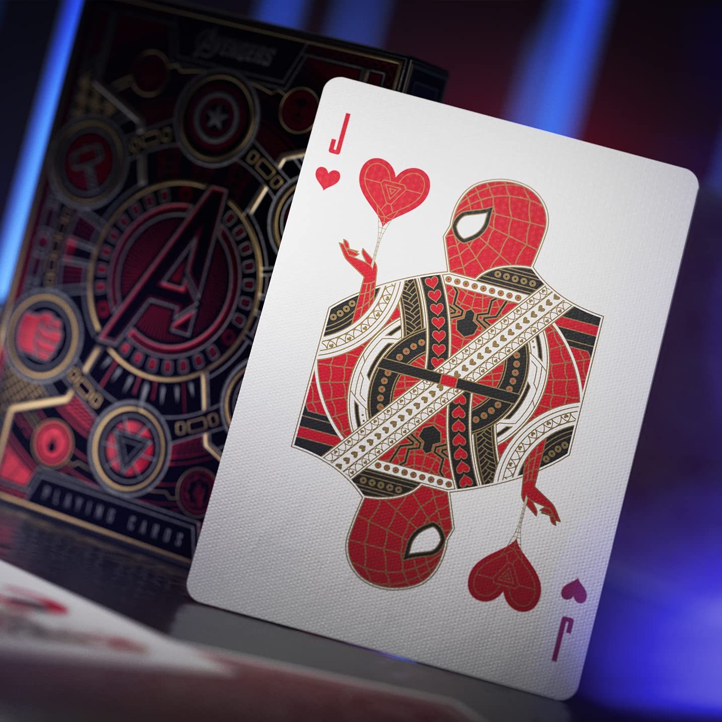 Theory11 Avengers Red Edition Premium Playing Cards – Infinity Saga Deck