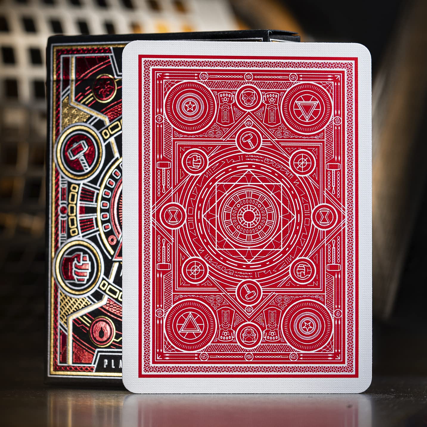 Theory11 Avengers Red Edition Premium Playing Cards – Infinity Saga Deck