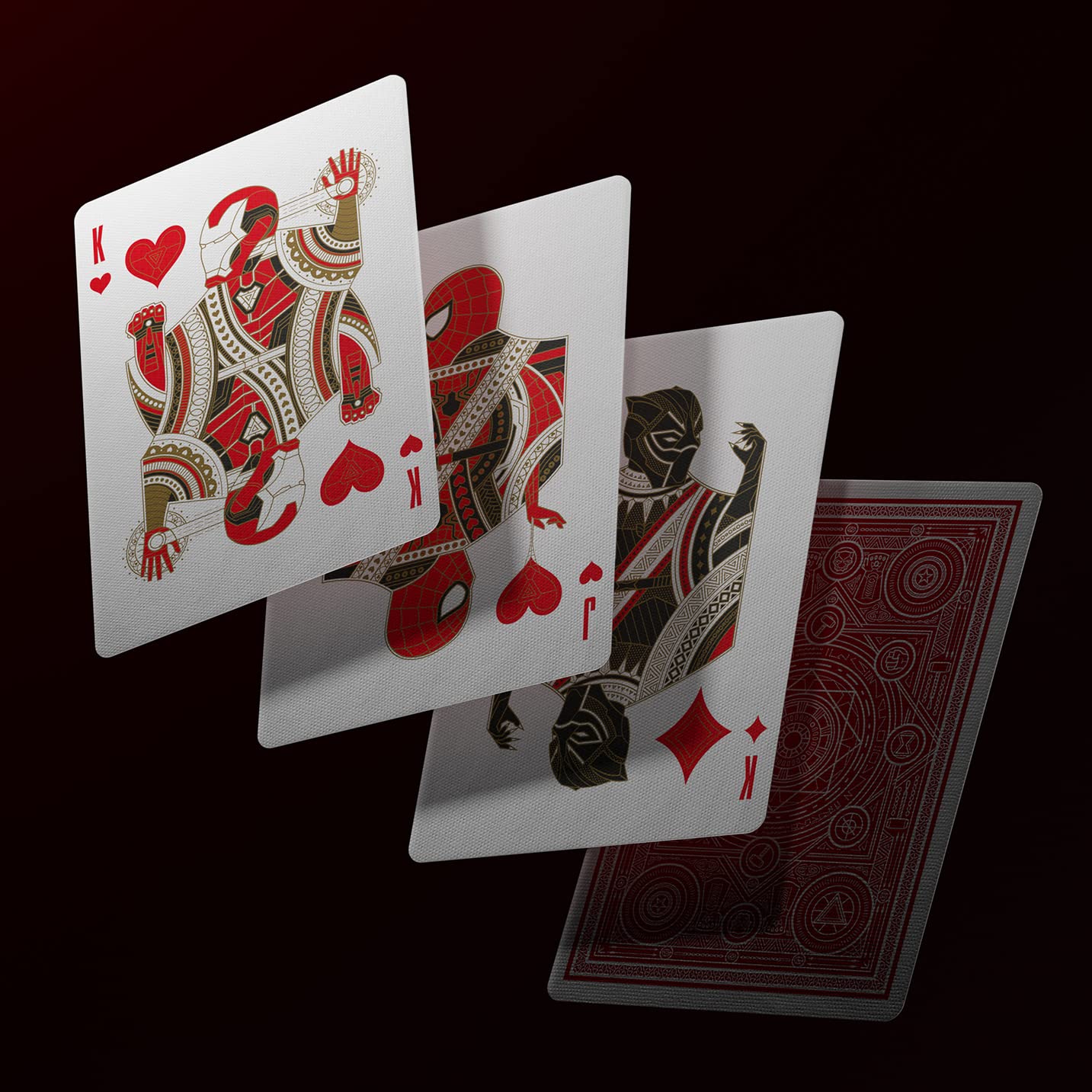 Theory11 Avengers Red Edition Premium Playing Cards – Infinity Saga Deck