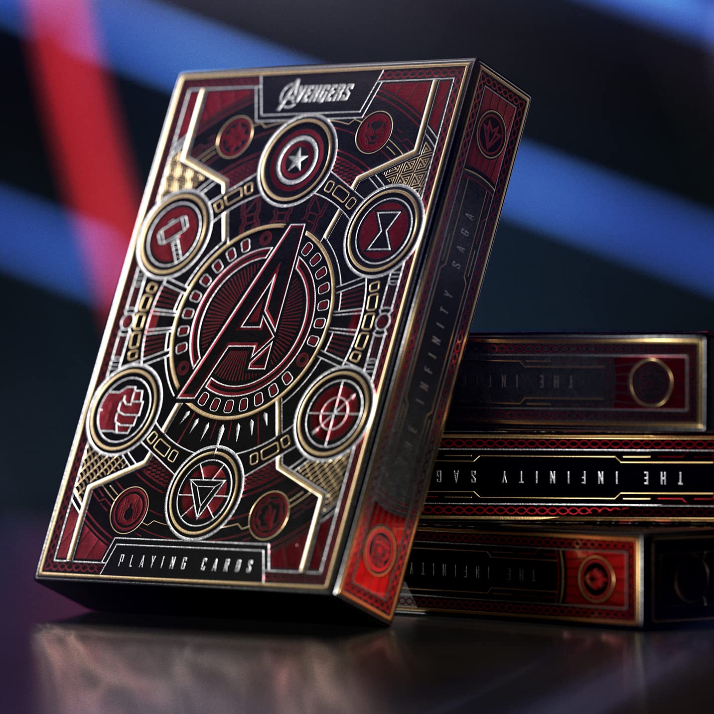 Theory11 Avengers Red Edition Premium Playing Cards – Infinity Saga Deck