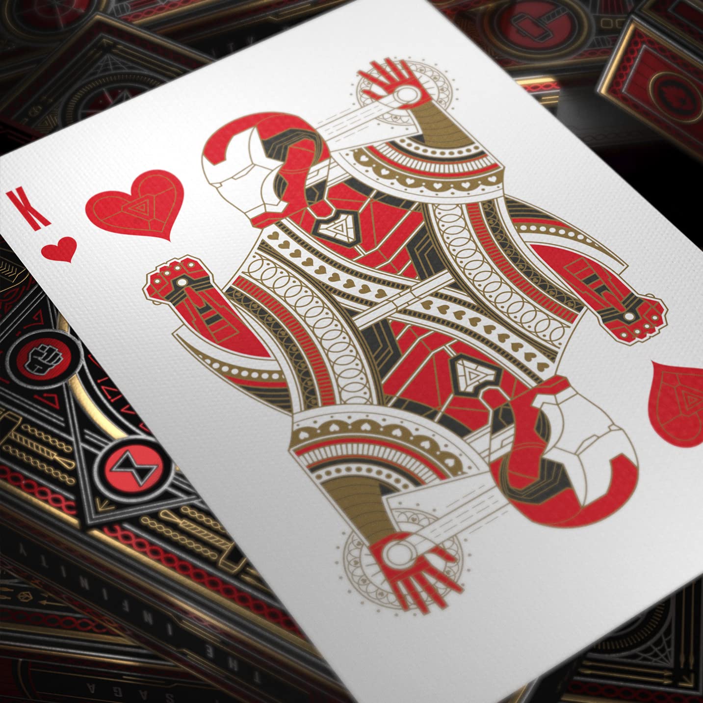 Theory11 Avengers Red Edition Premium Playing Cards – Infinity Saga Deck