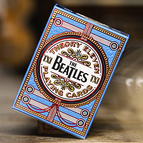 The Beatles Blue Deck Premium Playing Cards by theory11 | Officially Licensed Collector's Edition