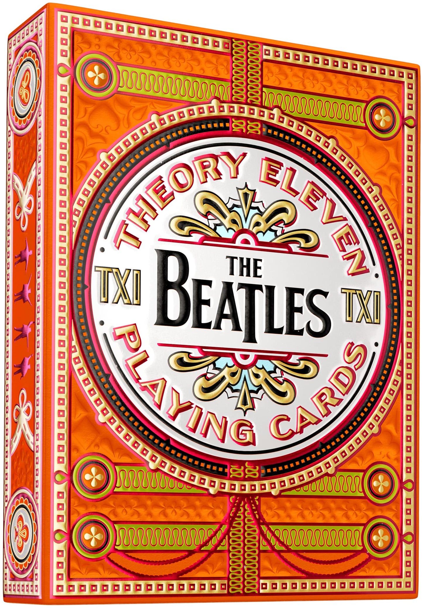 theory11 The Beatles Premium Playing Cards - Orange Deck | Officially Licensed Collector's Cards