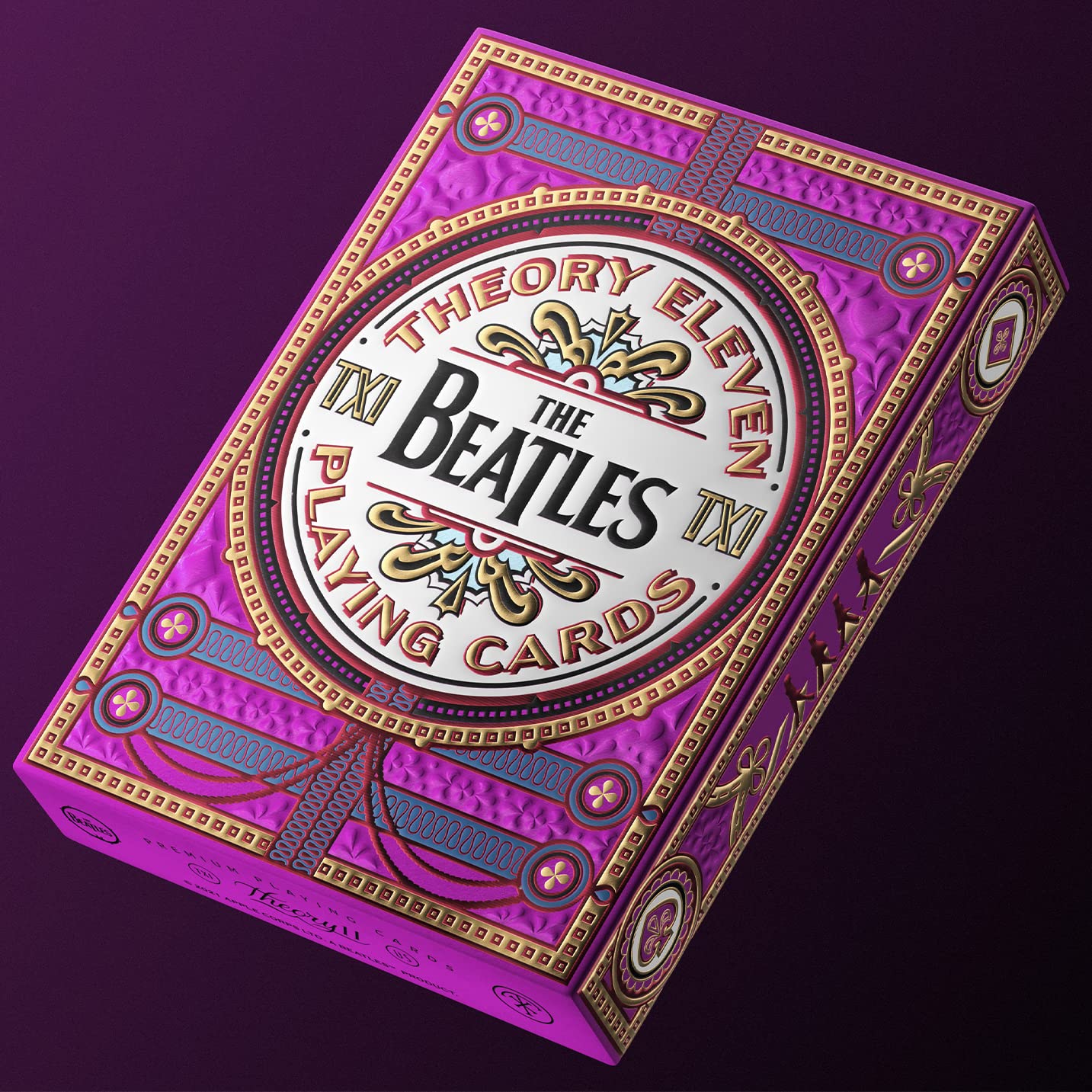 theory11 The Beatles Pink Deck – Premium Playing Cards, Officially Licensed Collector's Edition