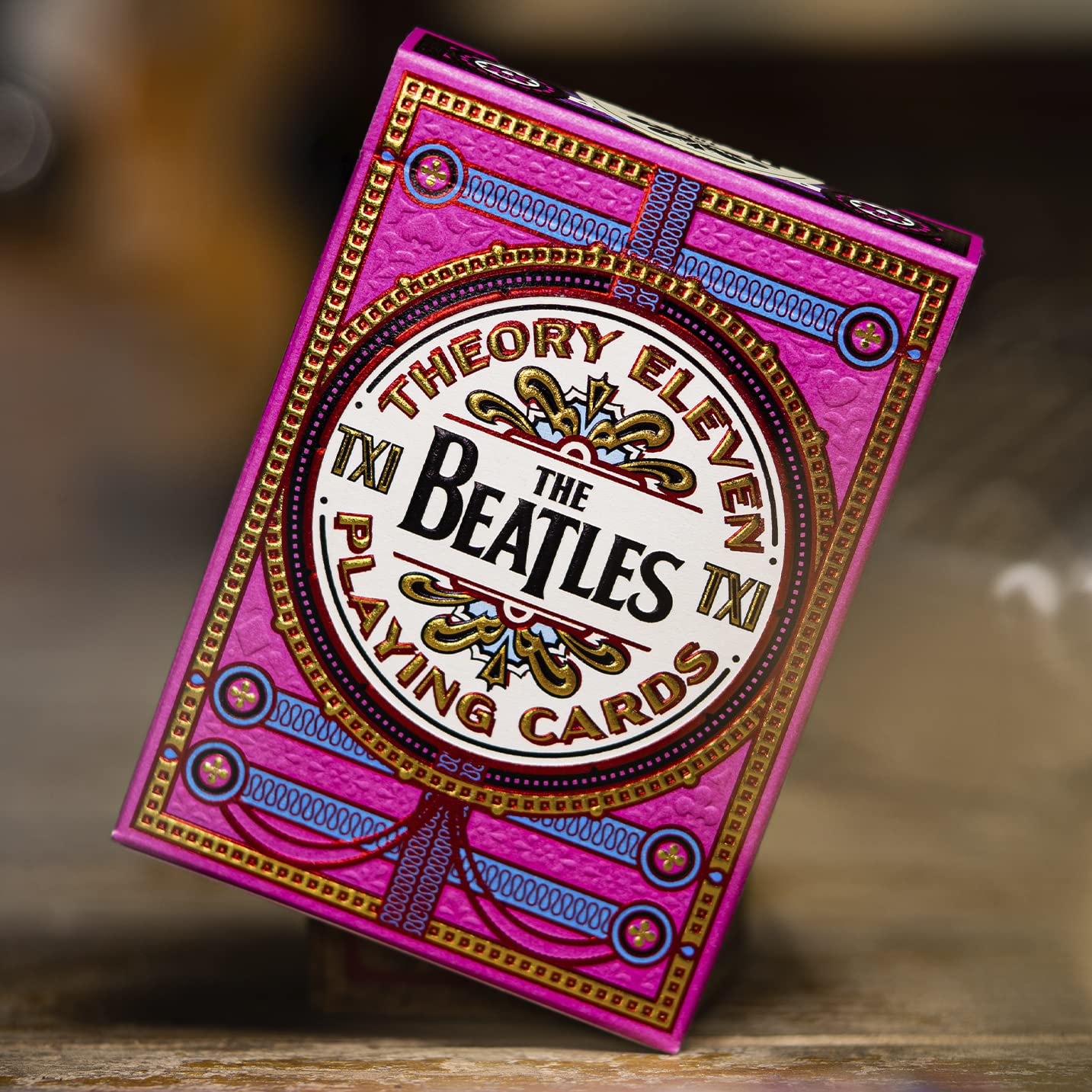 theory11 The Beatles Pink Deck – Premium Playing Cards, Officially Licensed Collector's Edition