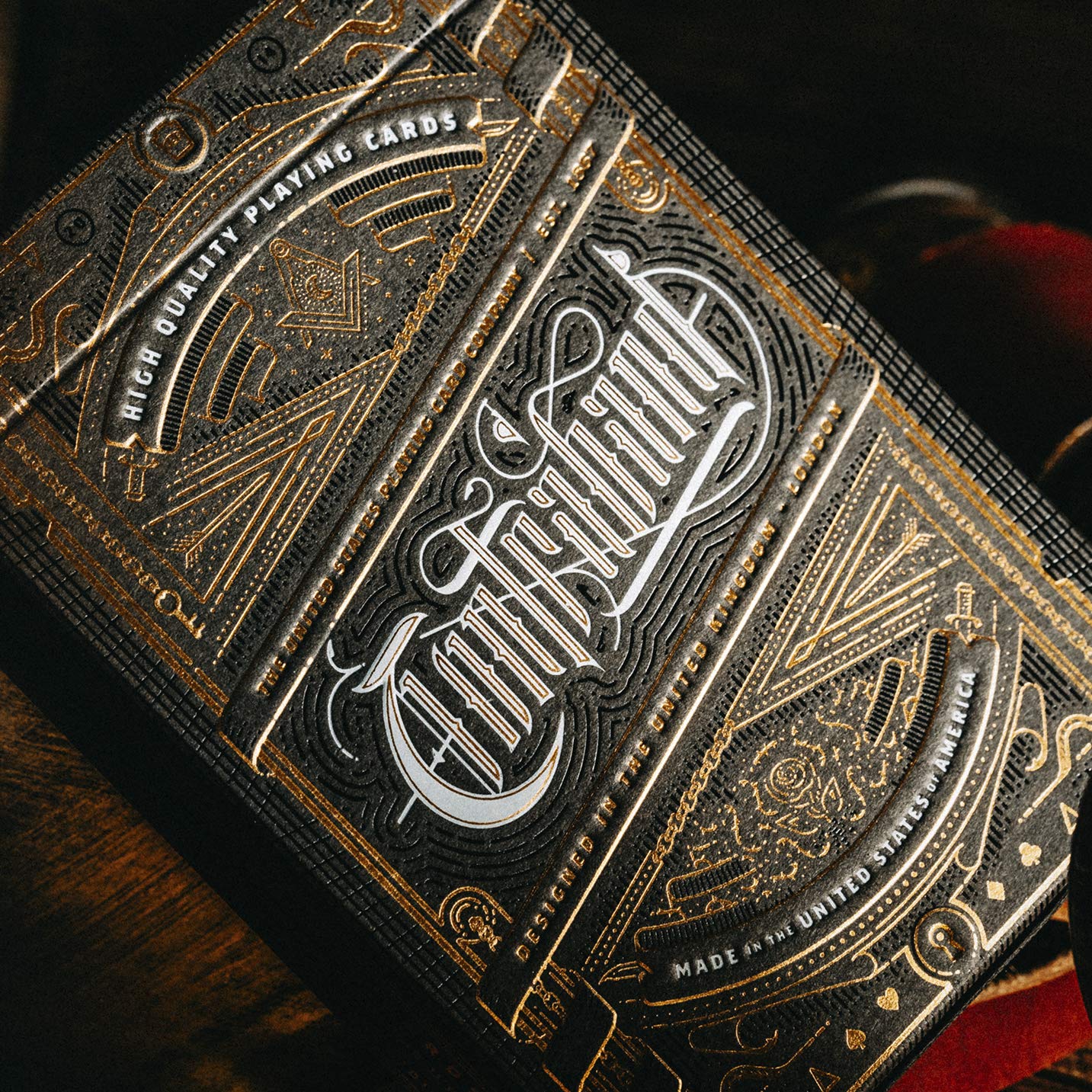 Theory11 Contraband Playing Cards – Custom Faces, Secret Society Inspired Artwork
