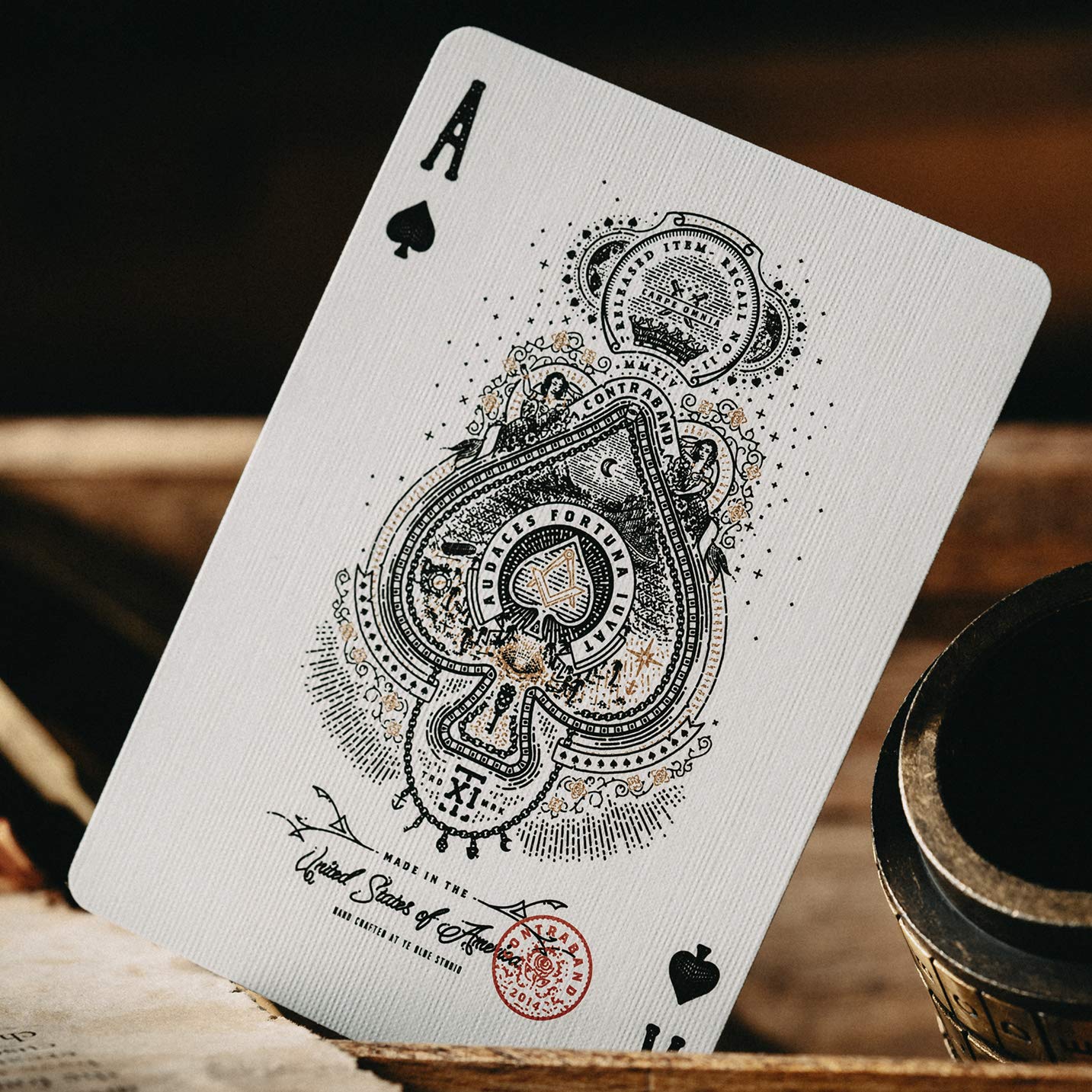 Theory11 Contraband Playing Cards – Custom Faces, Secret Society Inspired Artwork