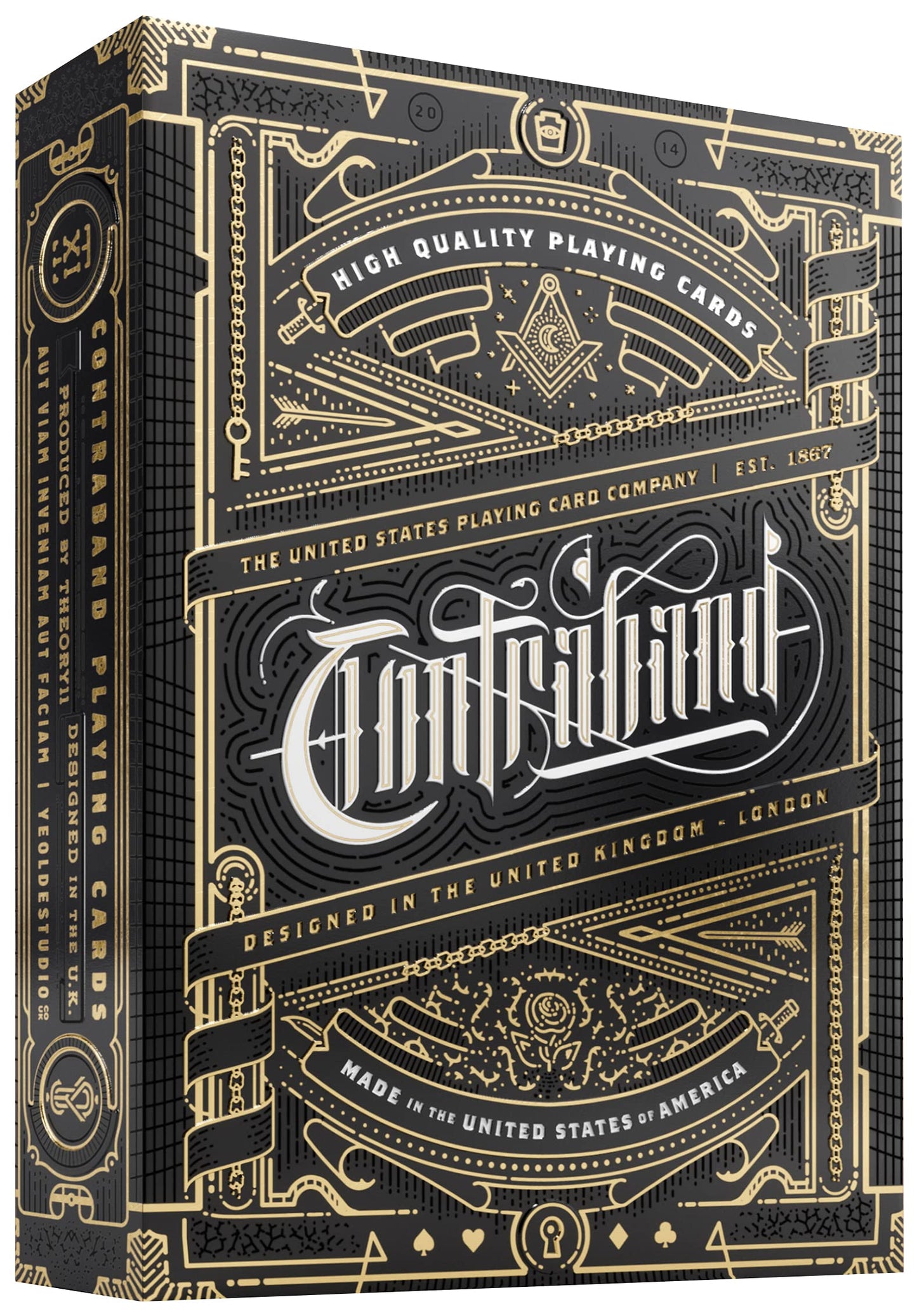 Theory11 Contraband Playing Cards – Custom Faces, Secret Society Inspired Artwork