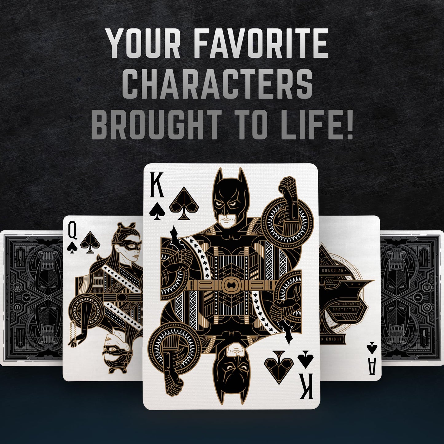 theory11 The Dark Knight Trilogy Premium Playing Cards — Officially Licensed Batman Theme Deck