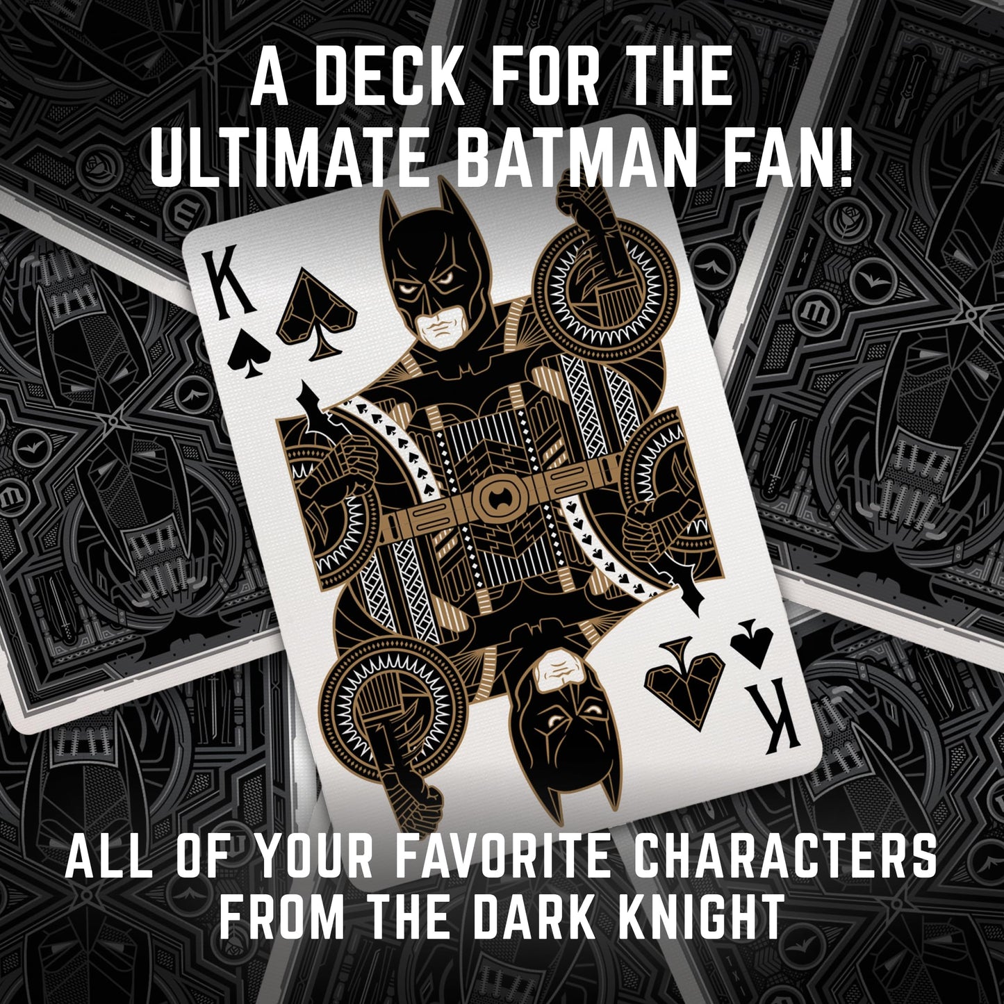theory11 The Dark Knight Trilogy Premium Playing Cards — Officially Licensed Batman Theme Deck