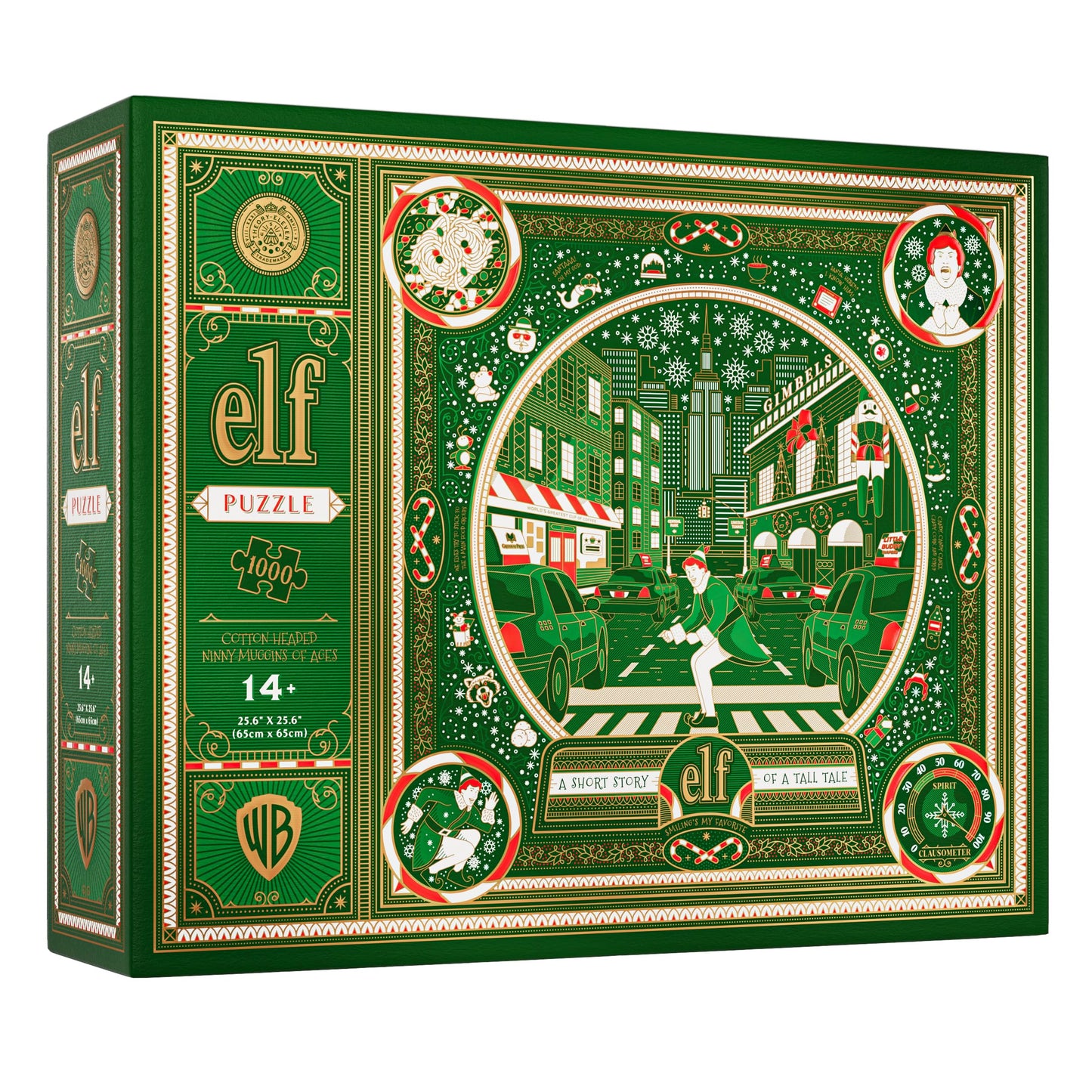 Theory11 Elf 1000-Piece Jigsaw Puzzle — Official Movie-Themed Puzzle for Adults & Teens