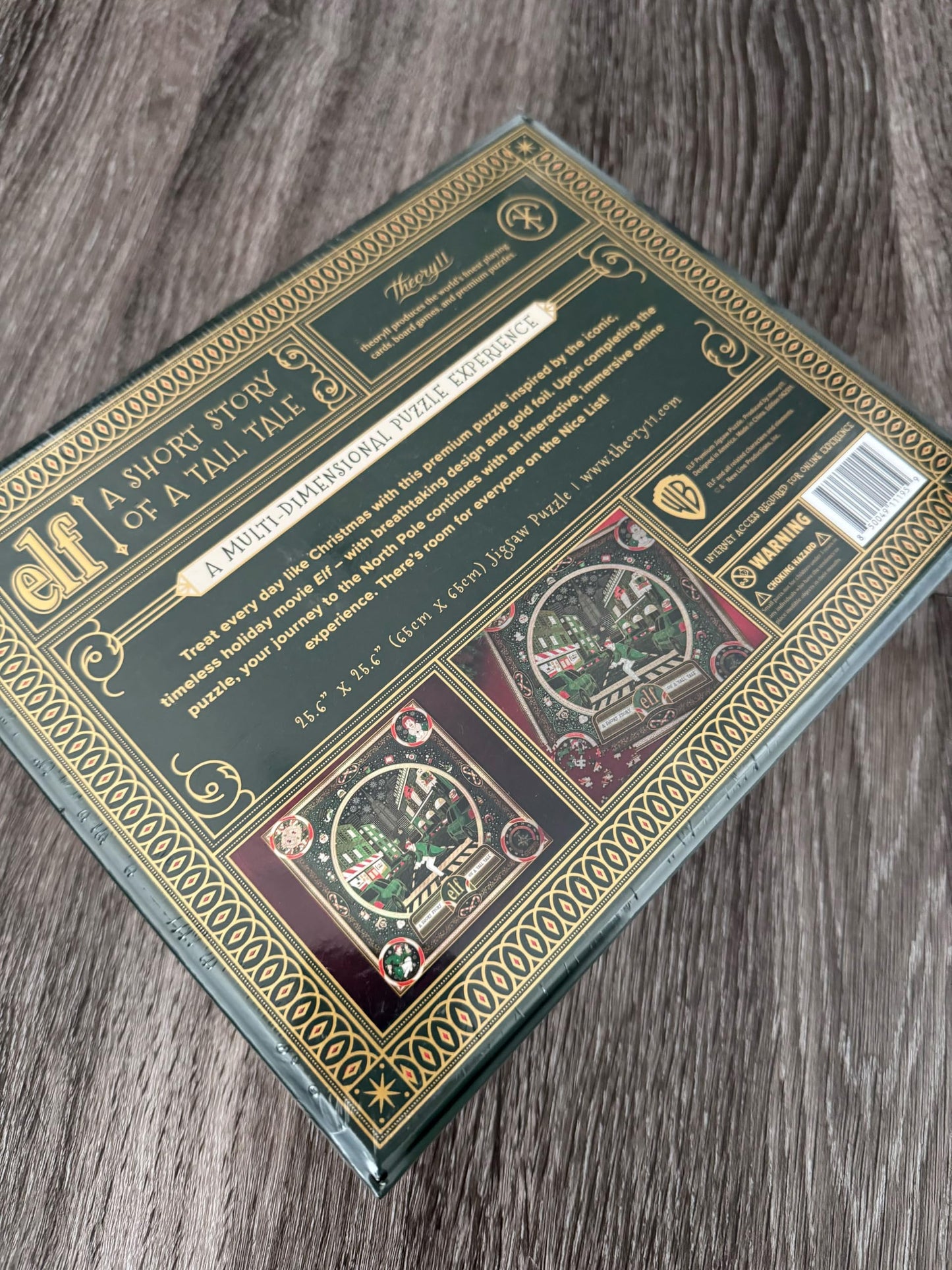Theory11 Elf 1000-Piece Jigsaw Puzzle — Official Movie-Themed Puzzle for Adults & Teens