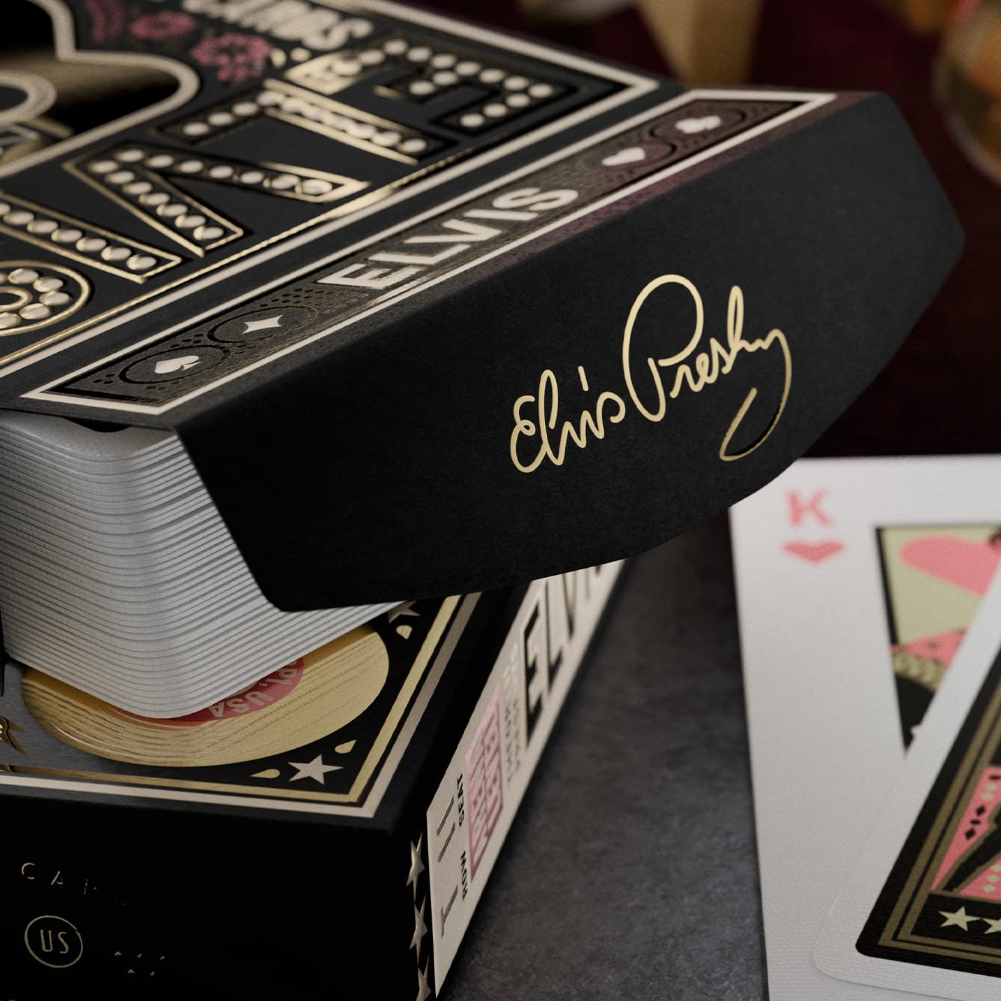 Theory11 Elvis Playing Cards – Officially Licensed Premium Deck with Embossed Foil