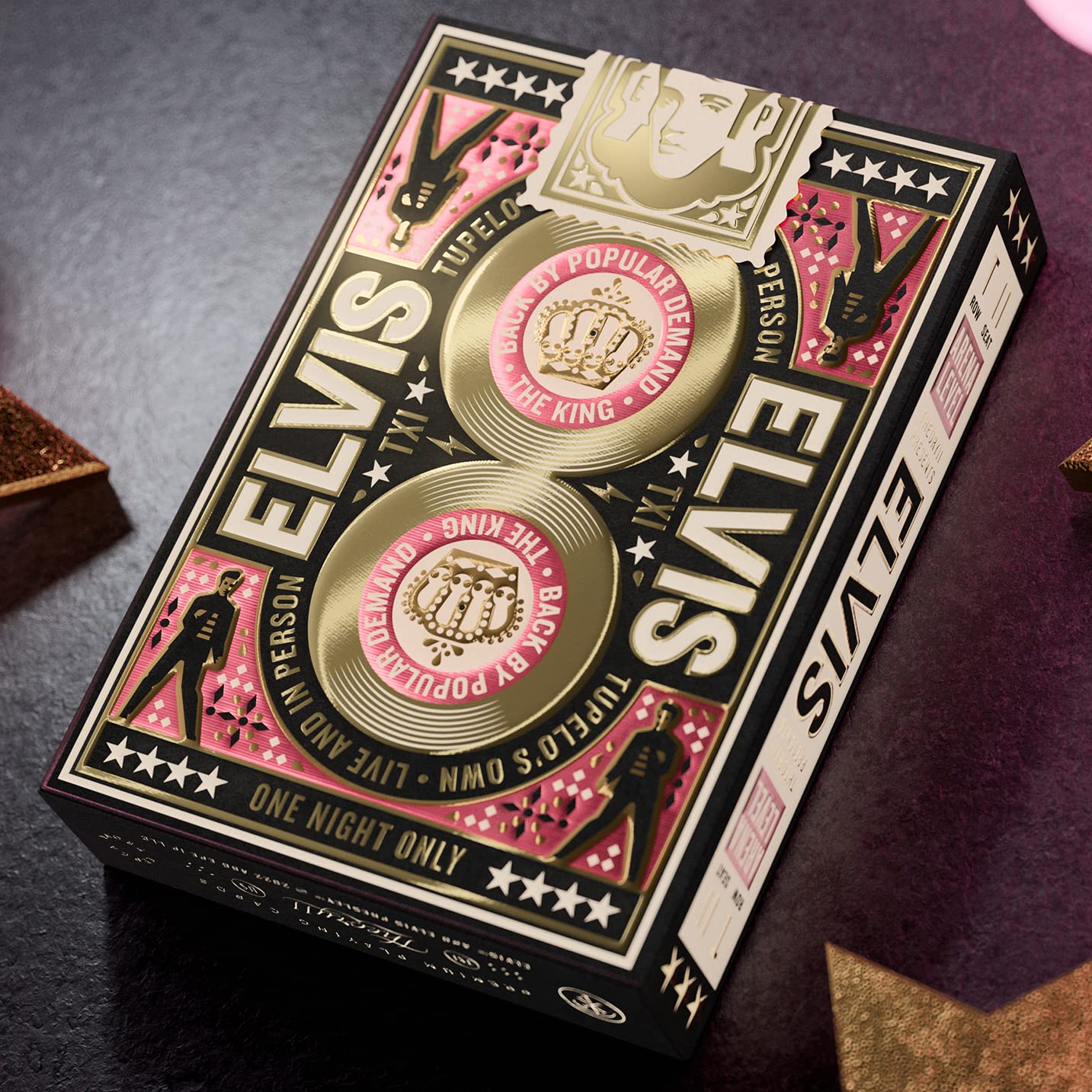 Theory11 Elvis Playing Cards – Officially Licensed Premium Deck with Embossed Foil